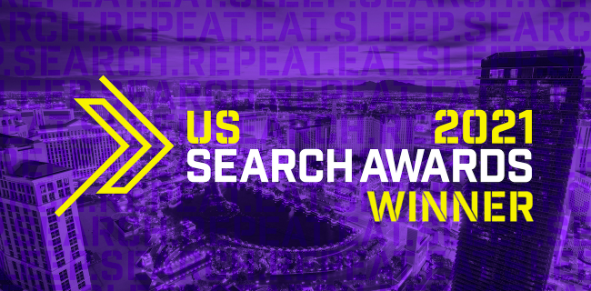 US Search Awards Winner 2021